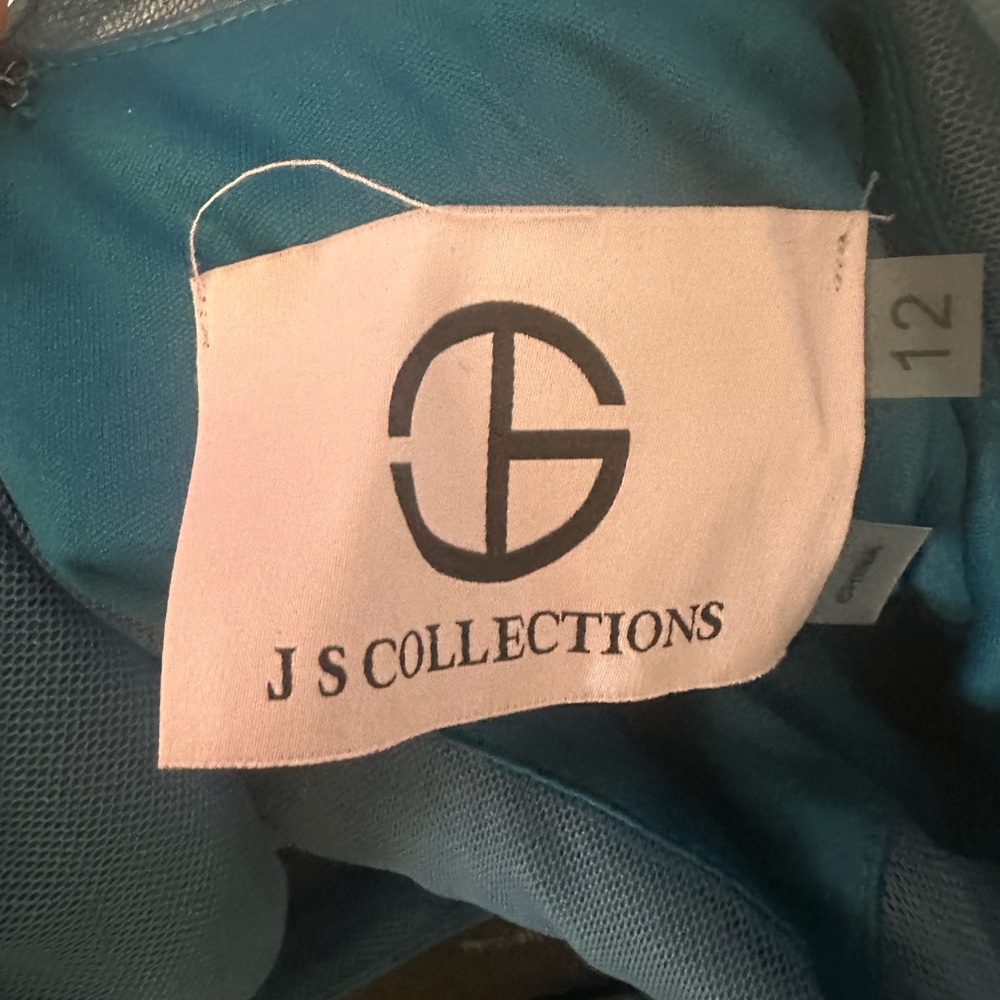 JS Collections Ocean Blue Gown
